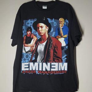 Eminem Shirt Anger Management Tour 2001 Rap Tee Sz XL Ludacris Gildan Reprint